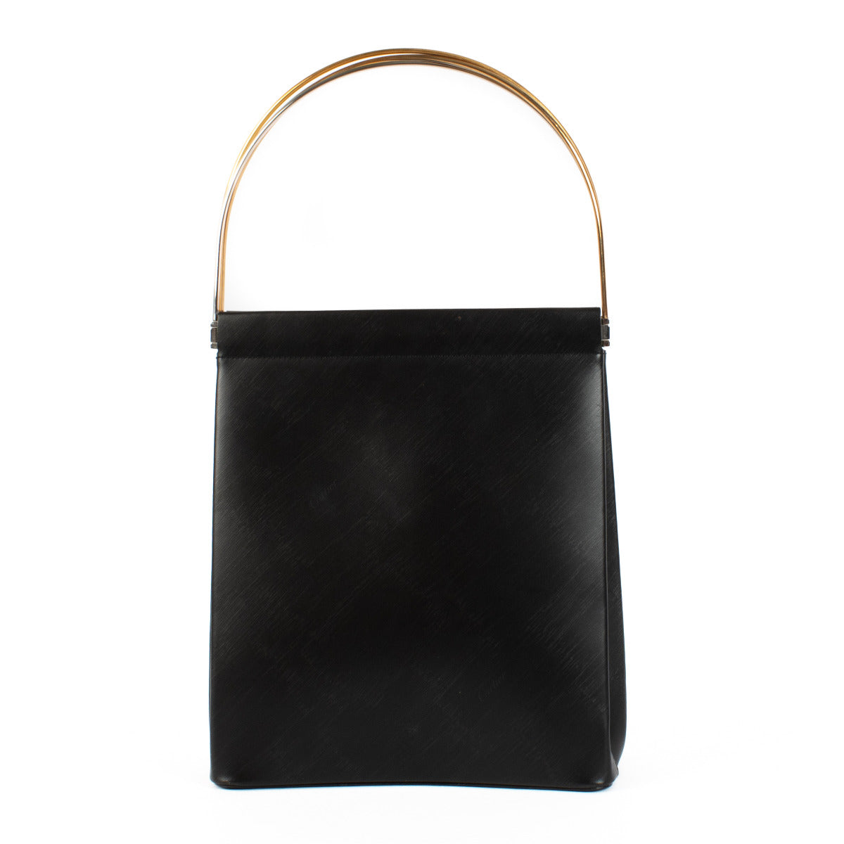 Cartier Trinity poignée supérieure en cuir noir