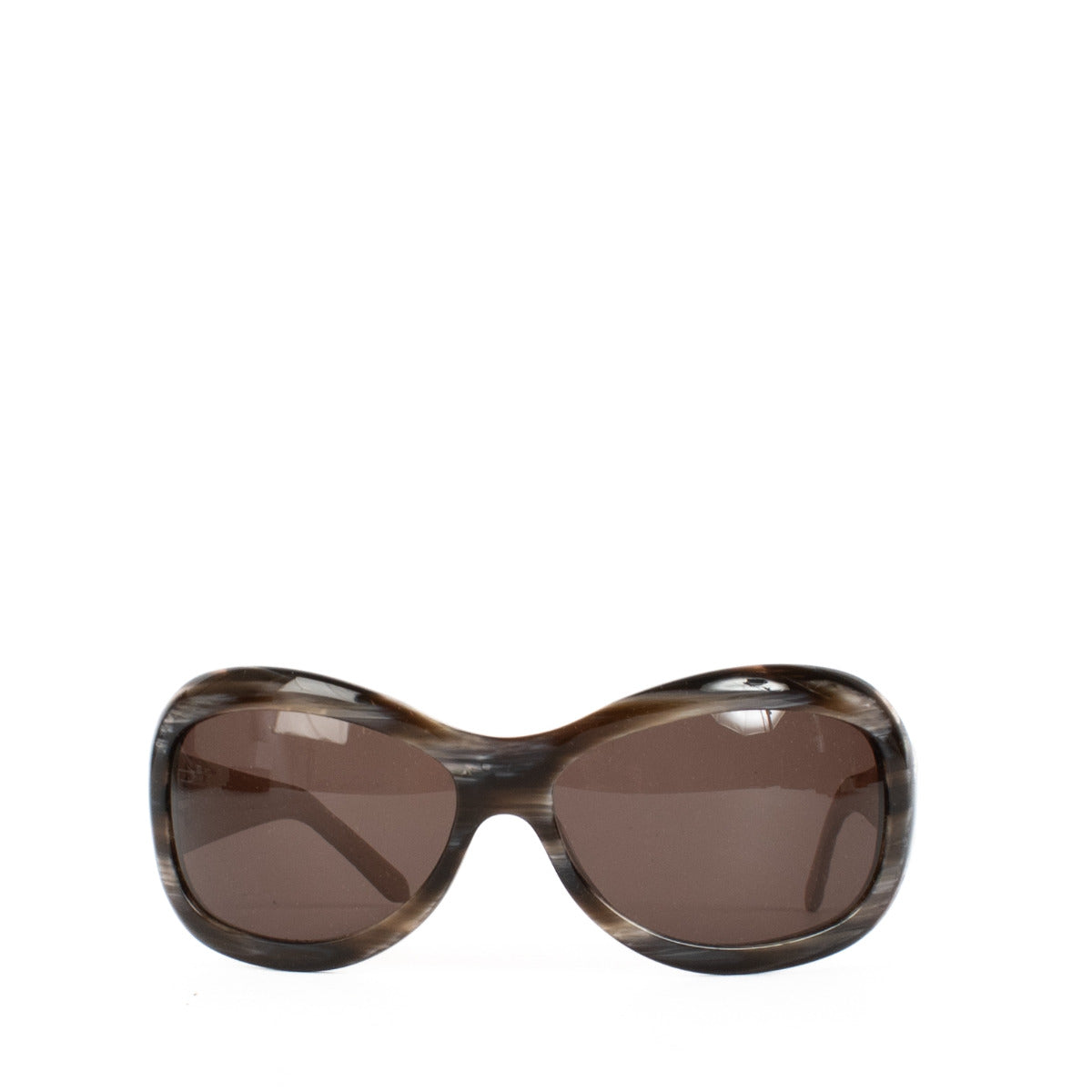Chanel Tortoise and Leather Sunglasses