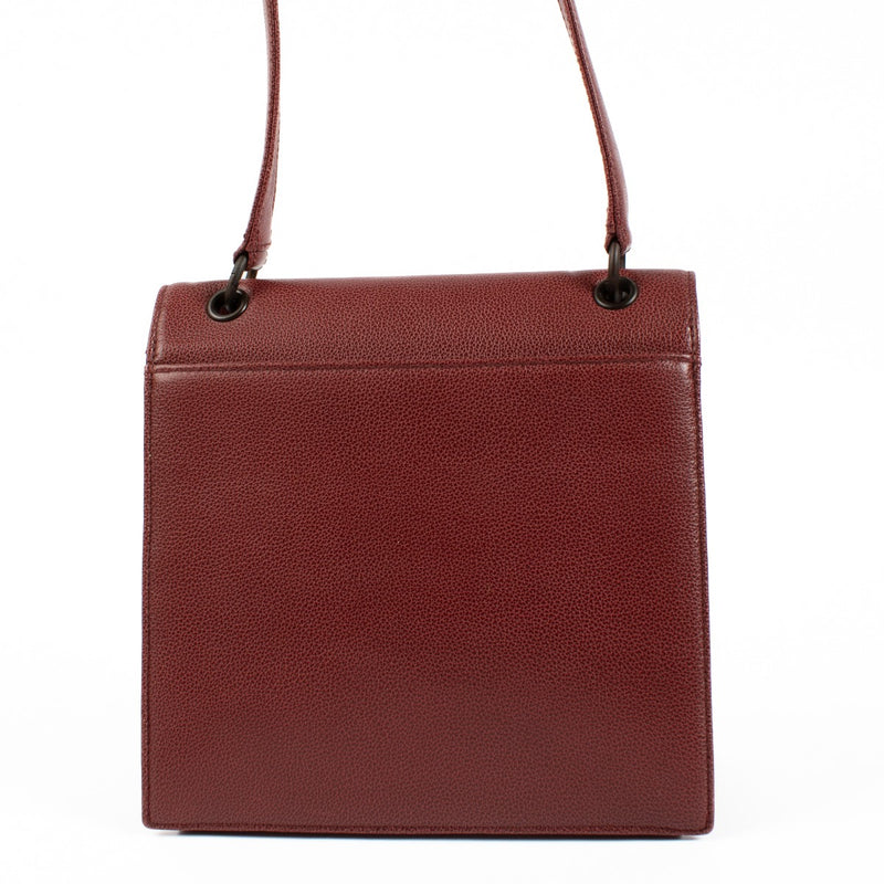Authentic second hand Chanel Burgundy Top Handle Bag on Labellov.com
