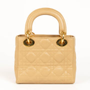 Shop this authentic Christian Dior Vintage Beige Mini Lady Dior pre-loved on Labellov.com