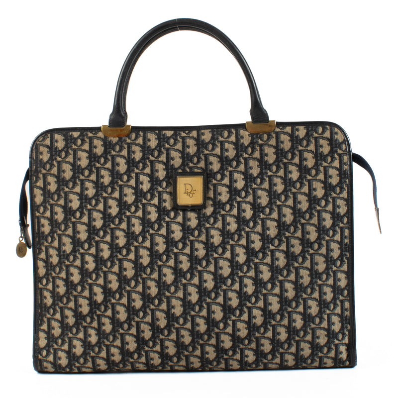 Christian Dior Vintage Oblique Briefcase aan de beste prijs bij Labellov tweedehands luxe in Antwerpen en Knokke