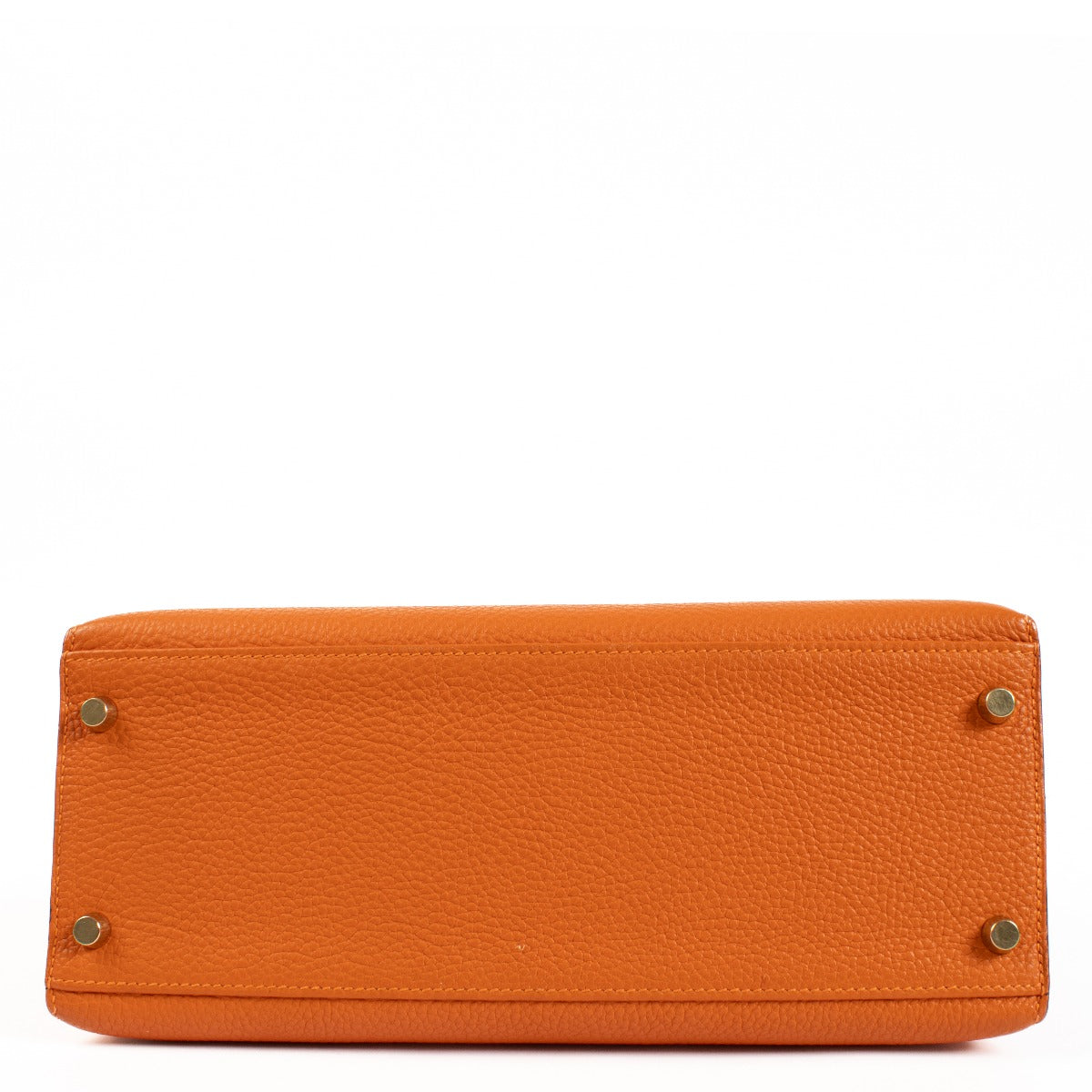 Hermès Kelly Sellier 28 Oranje Togo BGHW