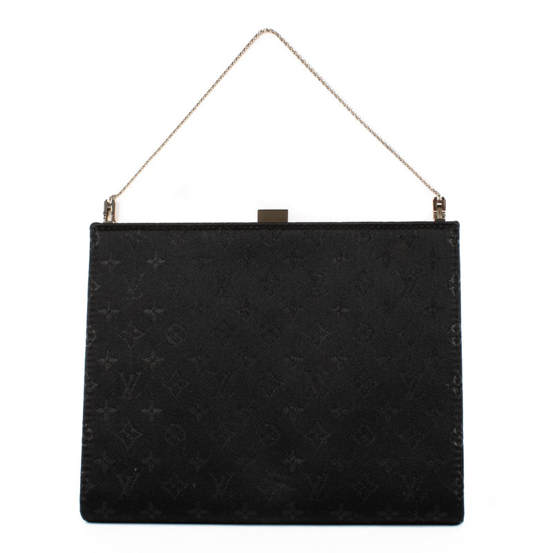 Louis Vuitton Monogram Satin Ange PM Clutch Bag