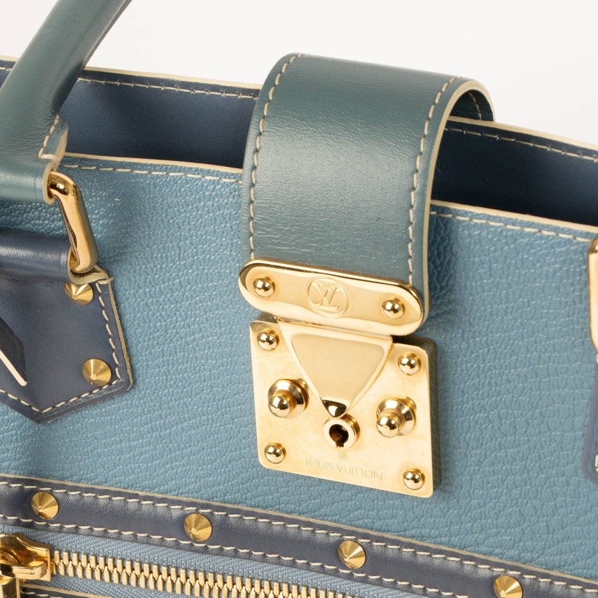 Shop this authentic Louis Vuitton Blue Suhali Le Fabuleux Bag pre-loved on Labellov.com