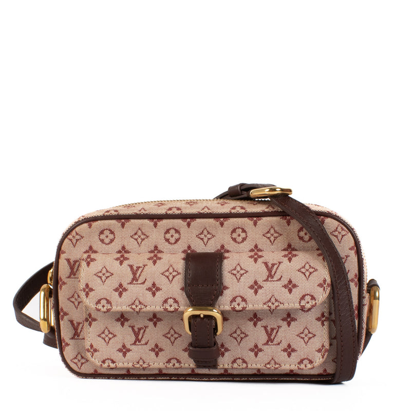Louis Vuitton Burgundy Lin Juliette Crossbody Bag