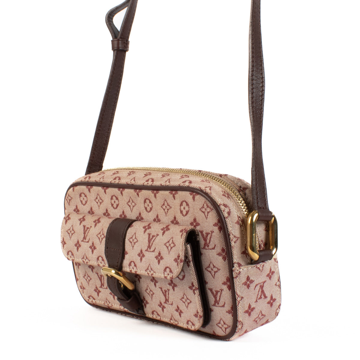 Louis Vuitton Burgundy Lin Juliette Crossbody Bag