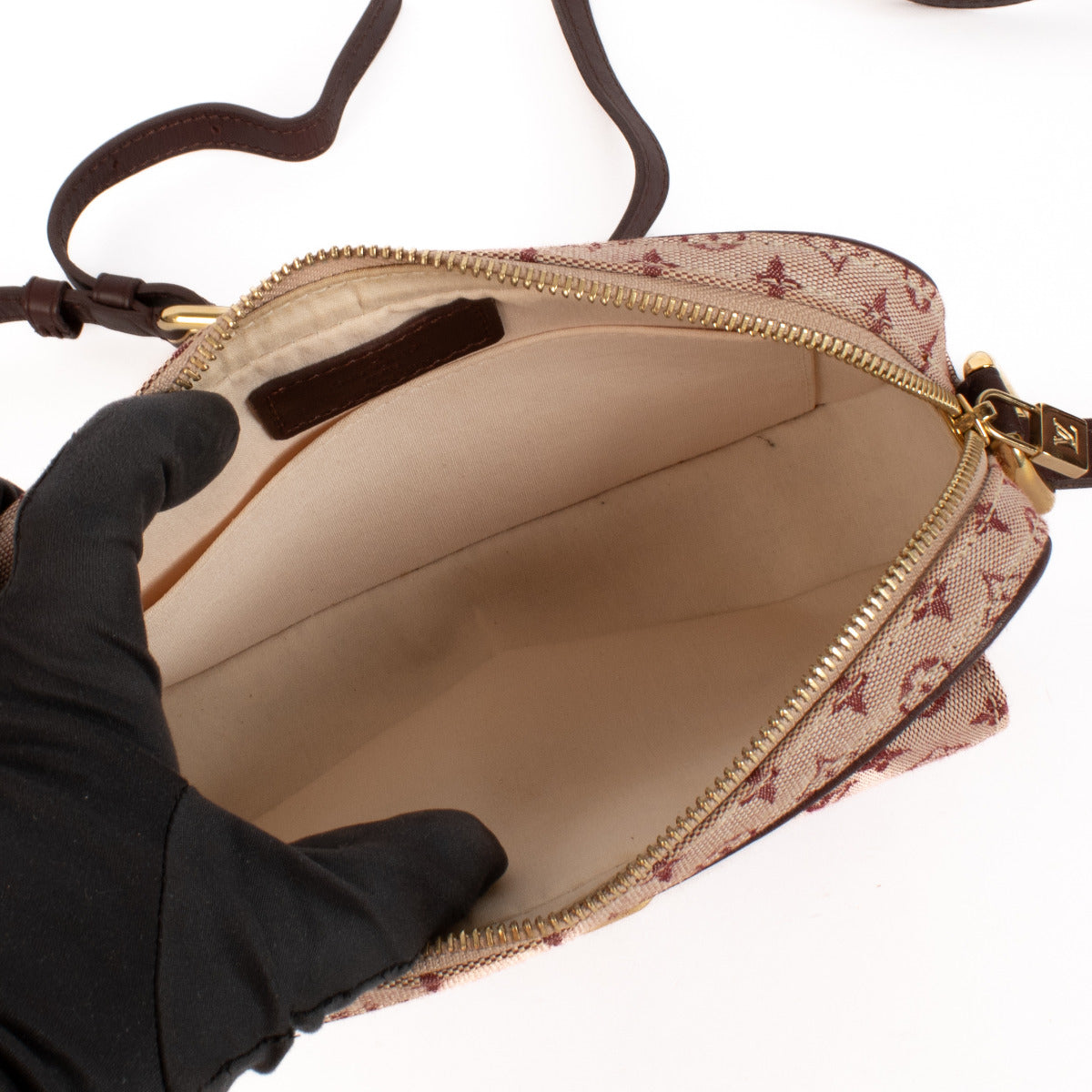 Louis Vuitton Burgundy Lin Juliette Crossbody Bag