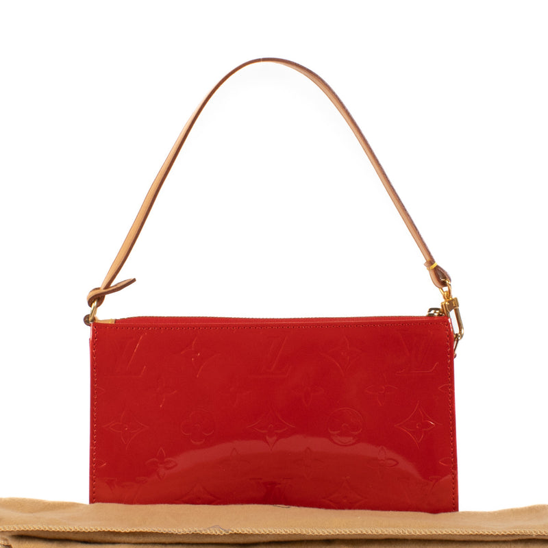 Louis Vuitton Red Monogram Vernis Lexington Pochette