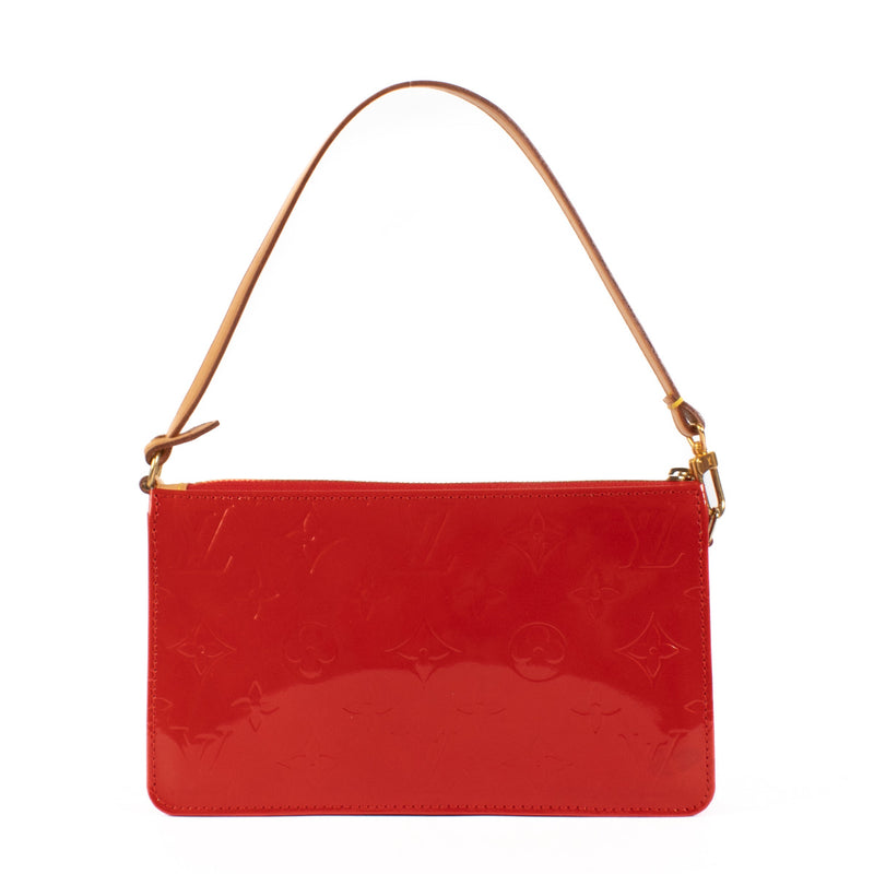 Louis Vuitton Red Monogram Vernis Lexington Pochette