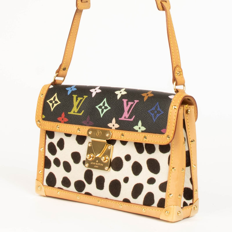 Shop this 100% authentic Louis Vuitton x Takashi Murakami Monogram Multicolor Pony Hair Dalmatian Bag at Labellov.com