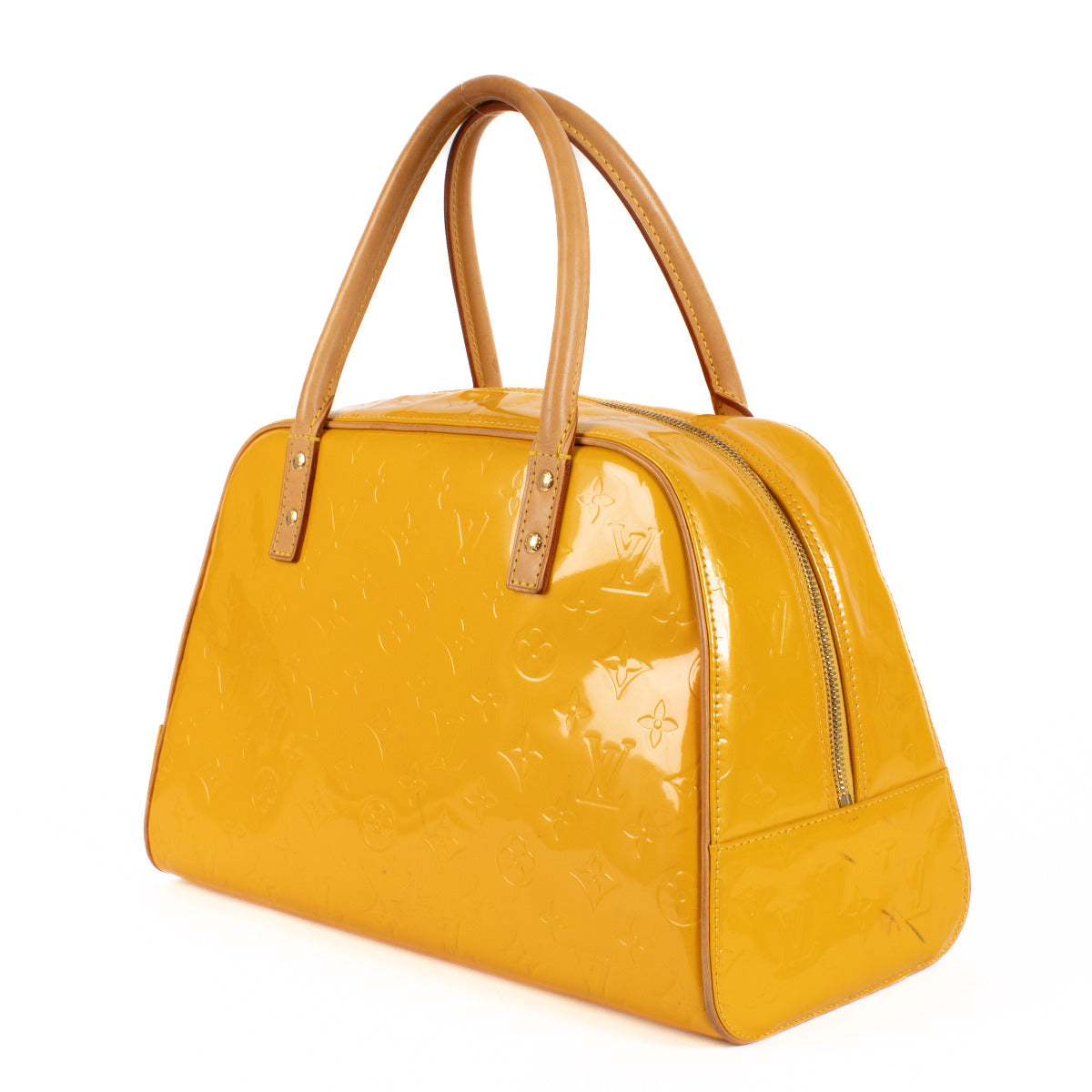 Louis Vuitton Mango Monogram Vernis Tompkins Bowling Bag