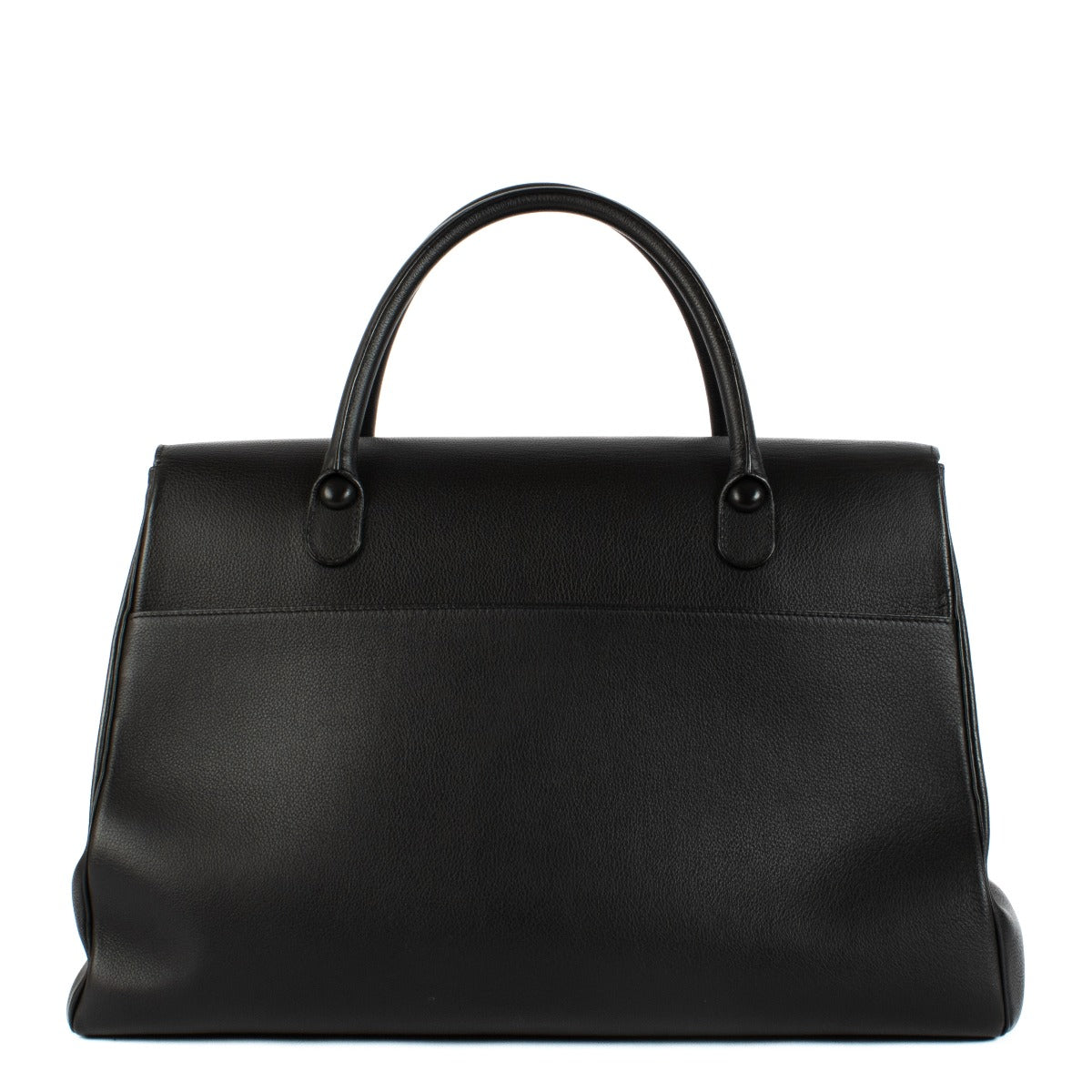 Delvaux Black Sellier Brillant Double Poignée Bag