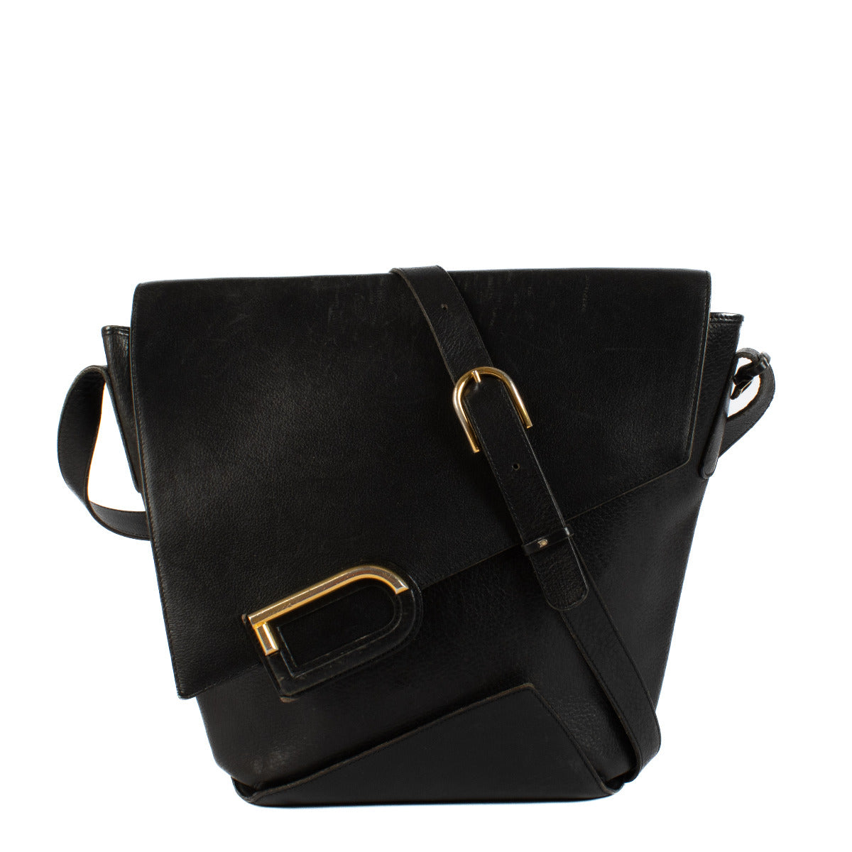 Delvaux Zwarte Boheme Crossbody Tas