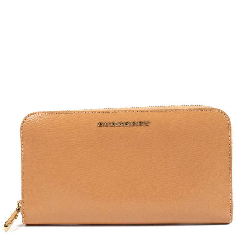Authentic second hand Burberry Orange Leather Wallet on Labellov.com