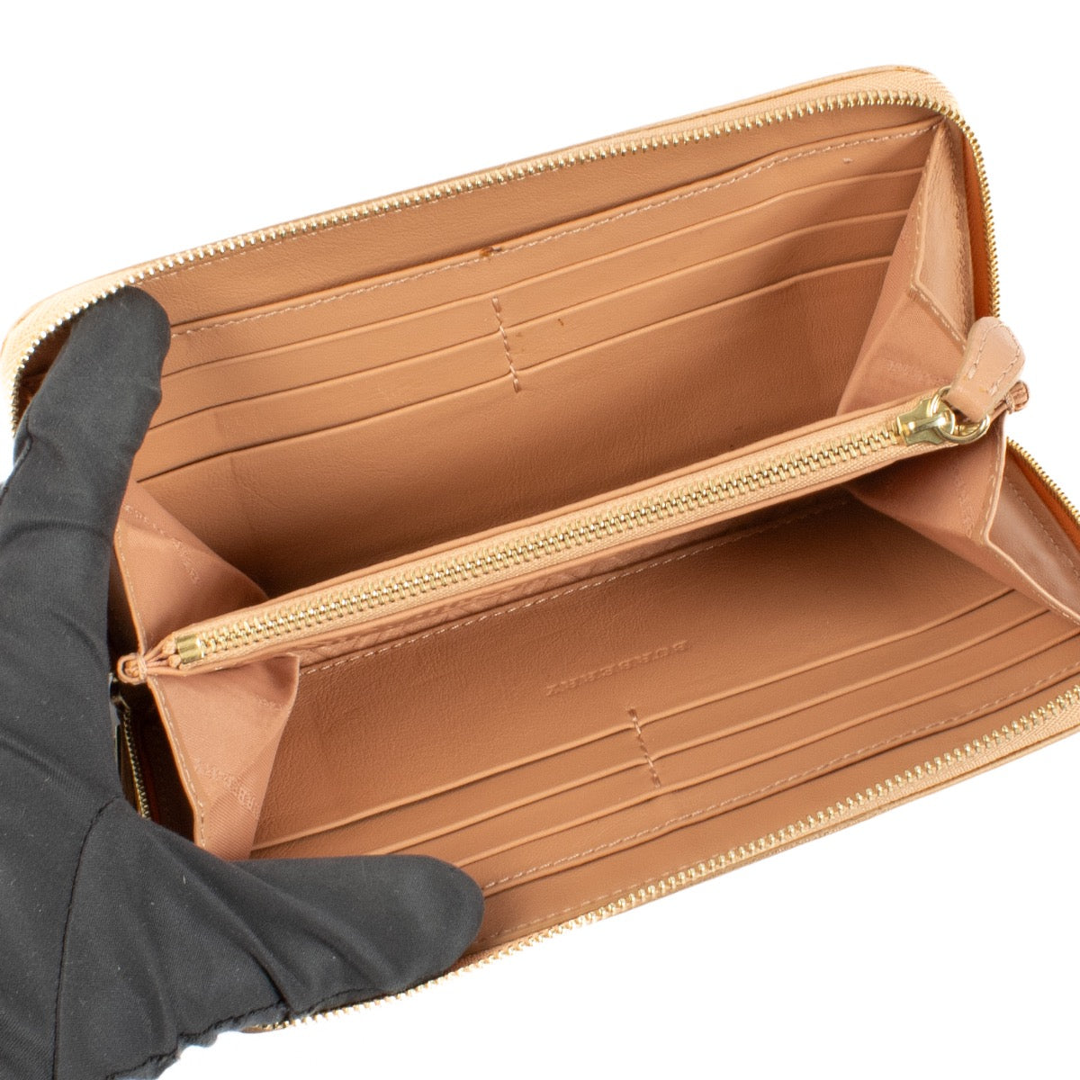 Authentic second hand Burberry Orange Leather Wallet on Labellov.com