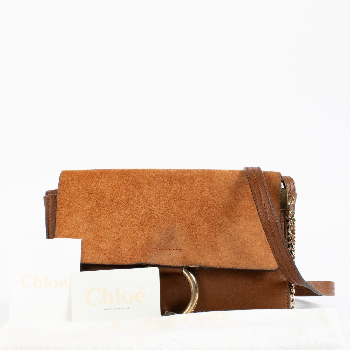 Chloé Camel Faye Shoulder Bag