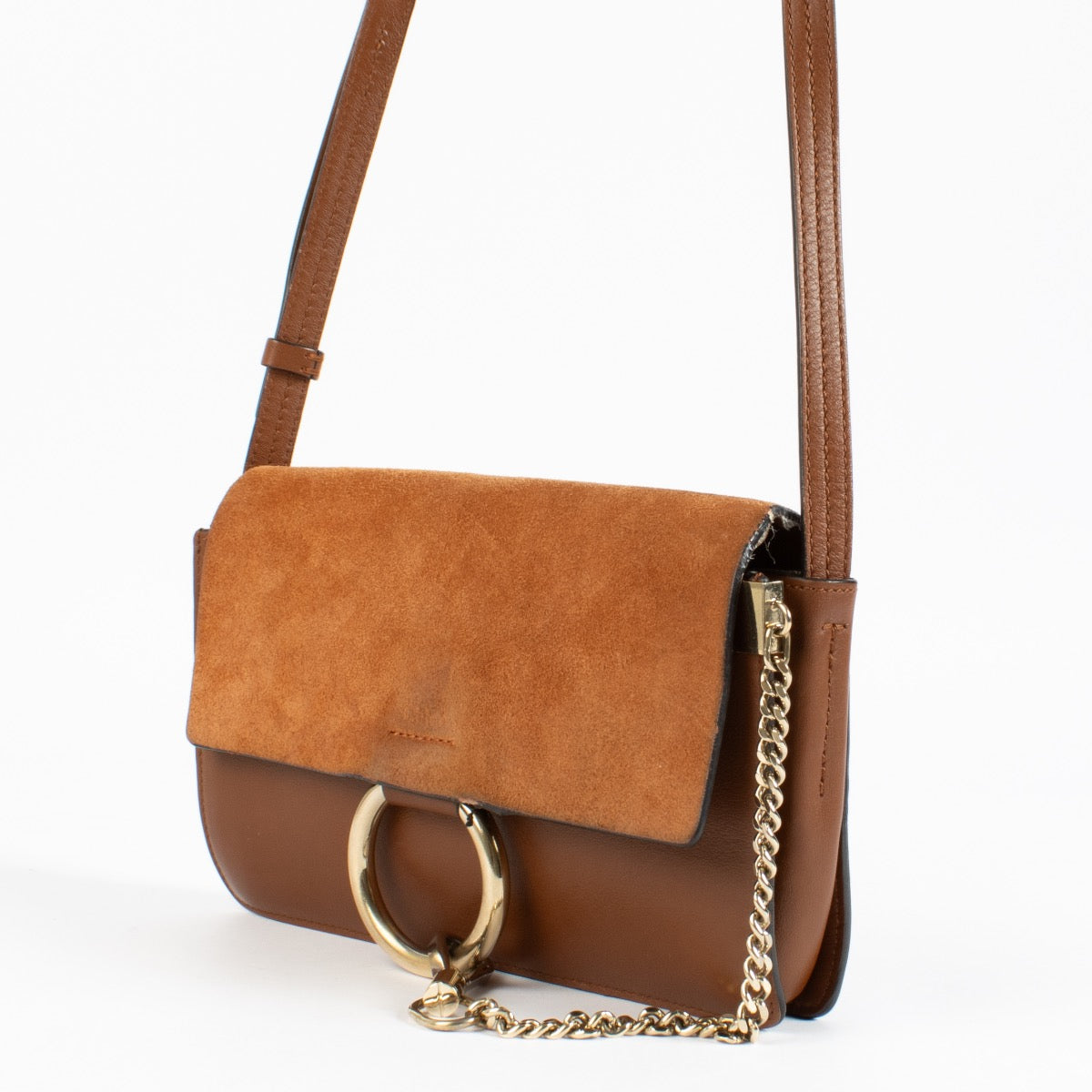 Chloé Camel Faye Shoulder Bag