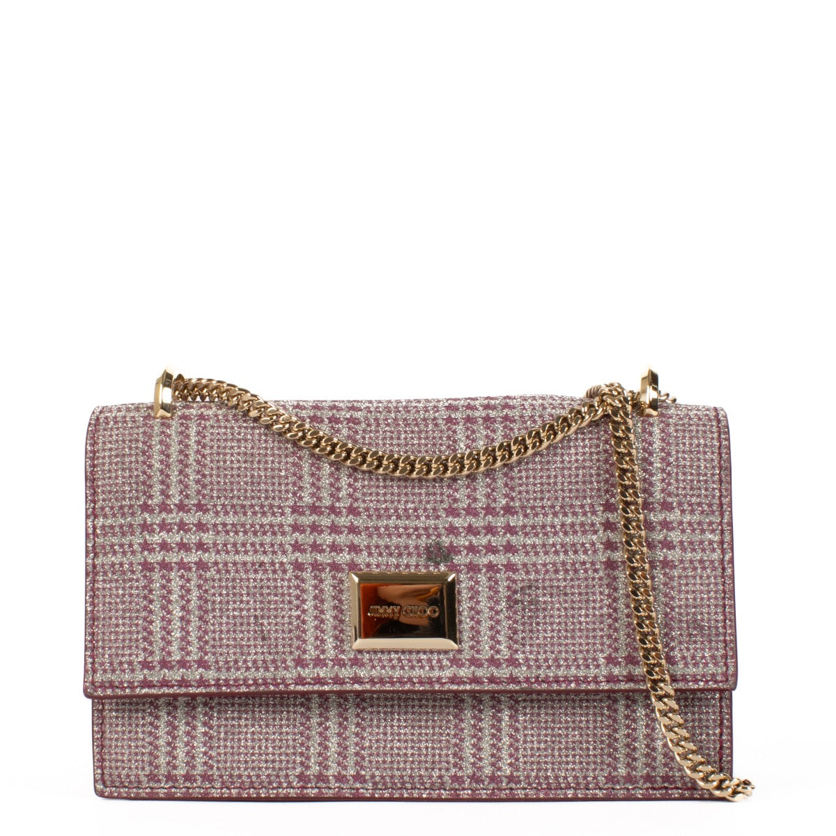Shop safe online at Labellov in Antwerp, Brussels and Knokke this 100% authentic second hand Jimmy Choo Silver and Purple Shimmer Crossbody. Koop veilig online een tweedehands authentieke Jimmy Choo zilveren handtas.