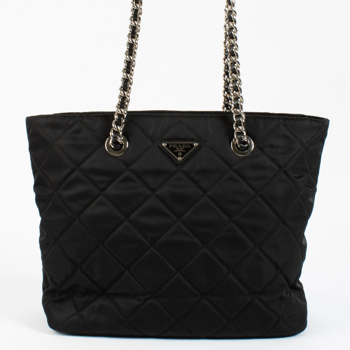 Prada Black Nylon Tote Bag