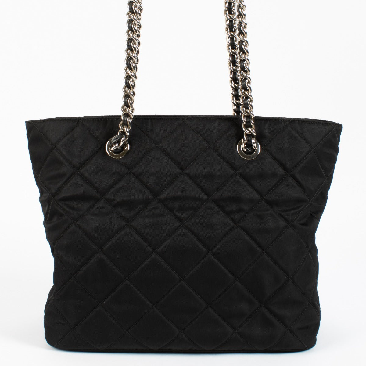 Prada Black Nylon Tote Bag