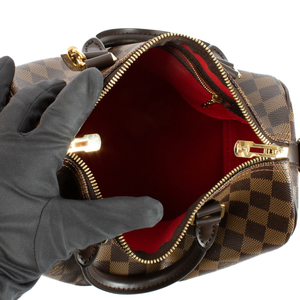 Authentic second hand Louis Vuitton Monogram Speedy 25 Top Handle Bag on Labellov.com