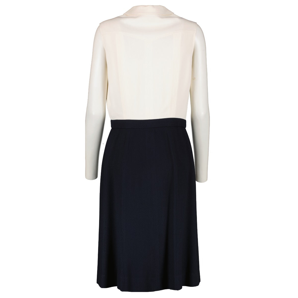 Chanel 96C Blue/White Button Up Dress