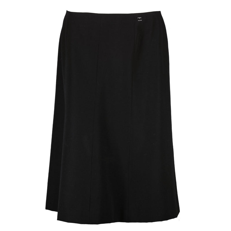 Chanel 02A Black Midi Skirt