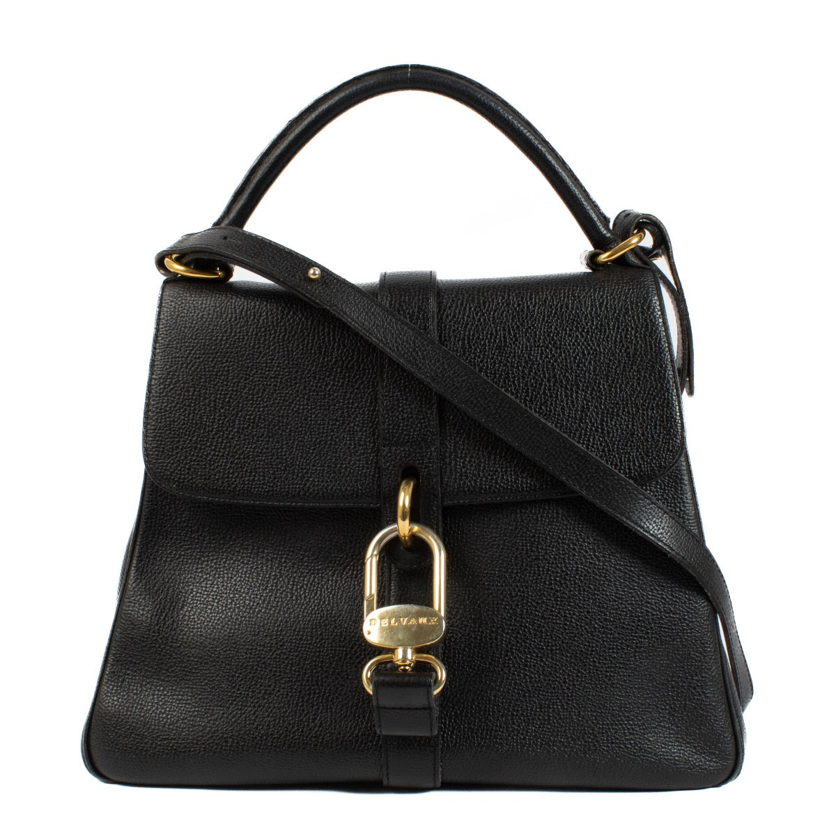 Authentic second hand Delvaux Black Gin Fizz Shoulder Bag on Labellov.com