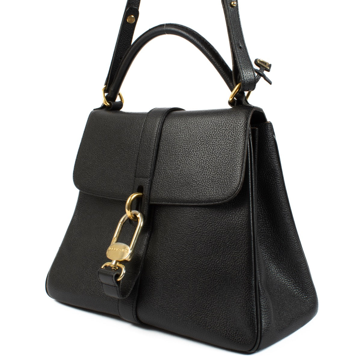 Authentic second hand Delvaux Black Gin Fizz Shoulder Bag on Labellov.com
