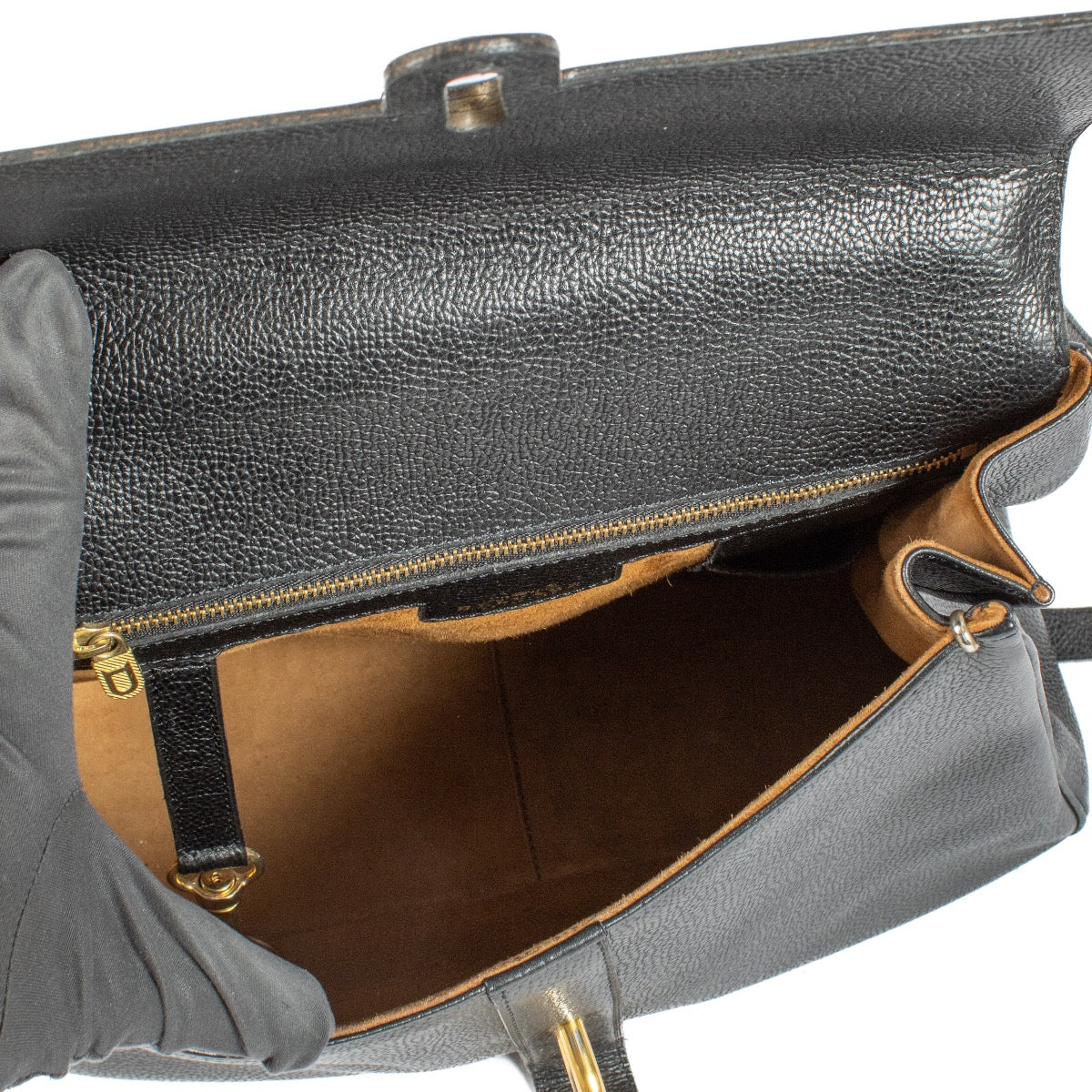 Authentic second hand Delvaux Black Gin Fizz Shoulder Bag on Labellov.com