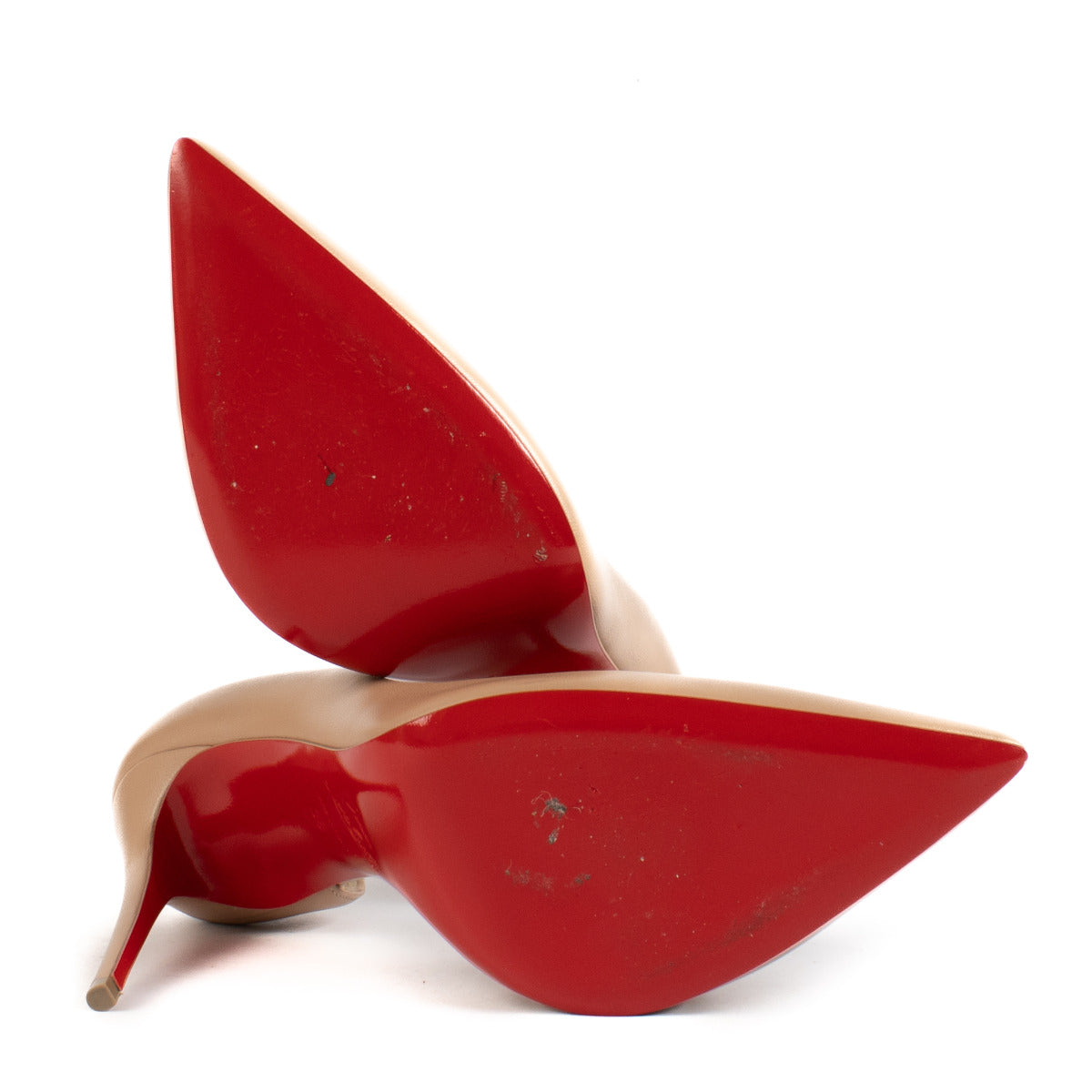 Christian Louboutin Nude Iriza Heels - size 38