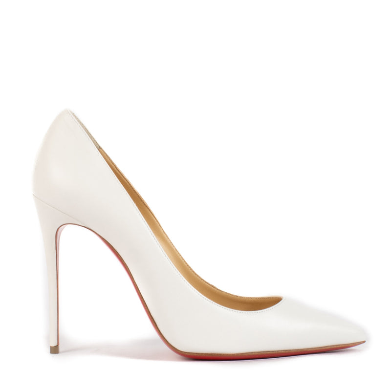 Christian Louboutin White Kate Pumps - size 38 brand new for the best price at Labellov luxury