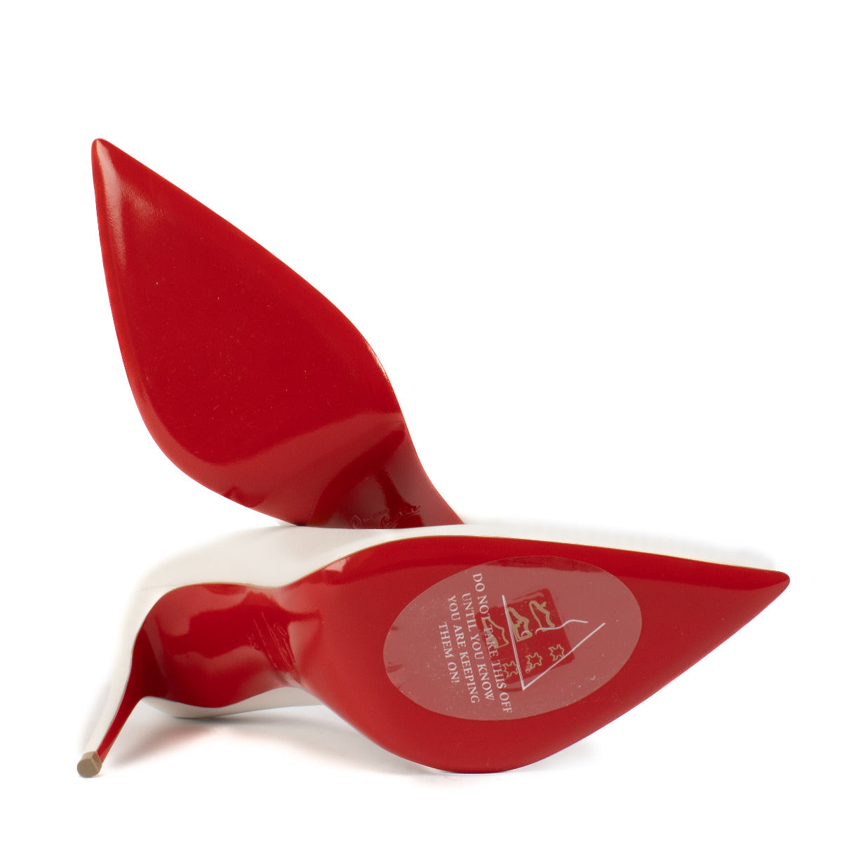 Escarpins Christian Louboutin Blancs Kate - taille 38