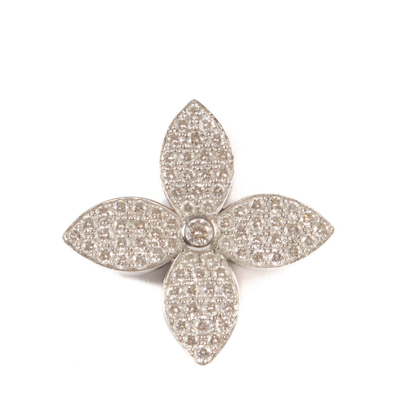 Louis Vuitton Diamonds Monogram Blossom Necklace Pendant