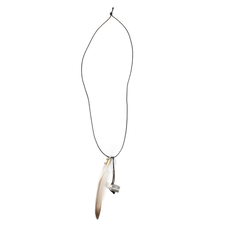 shop 100% authentic second hand Ann Demeulemeester Feather Necklace on Labellov.com