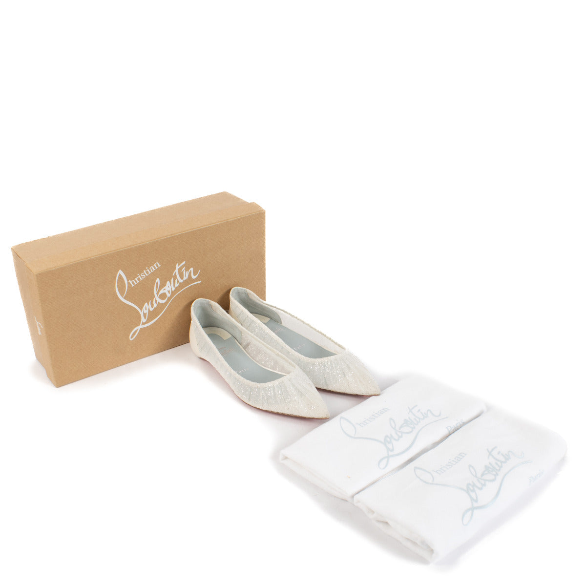 Christian Louboutin Kate Draperia Flats - size 39