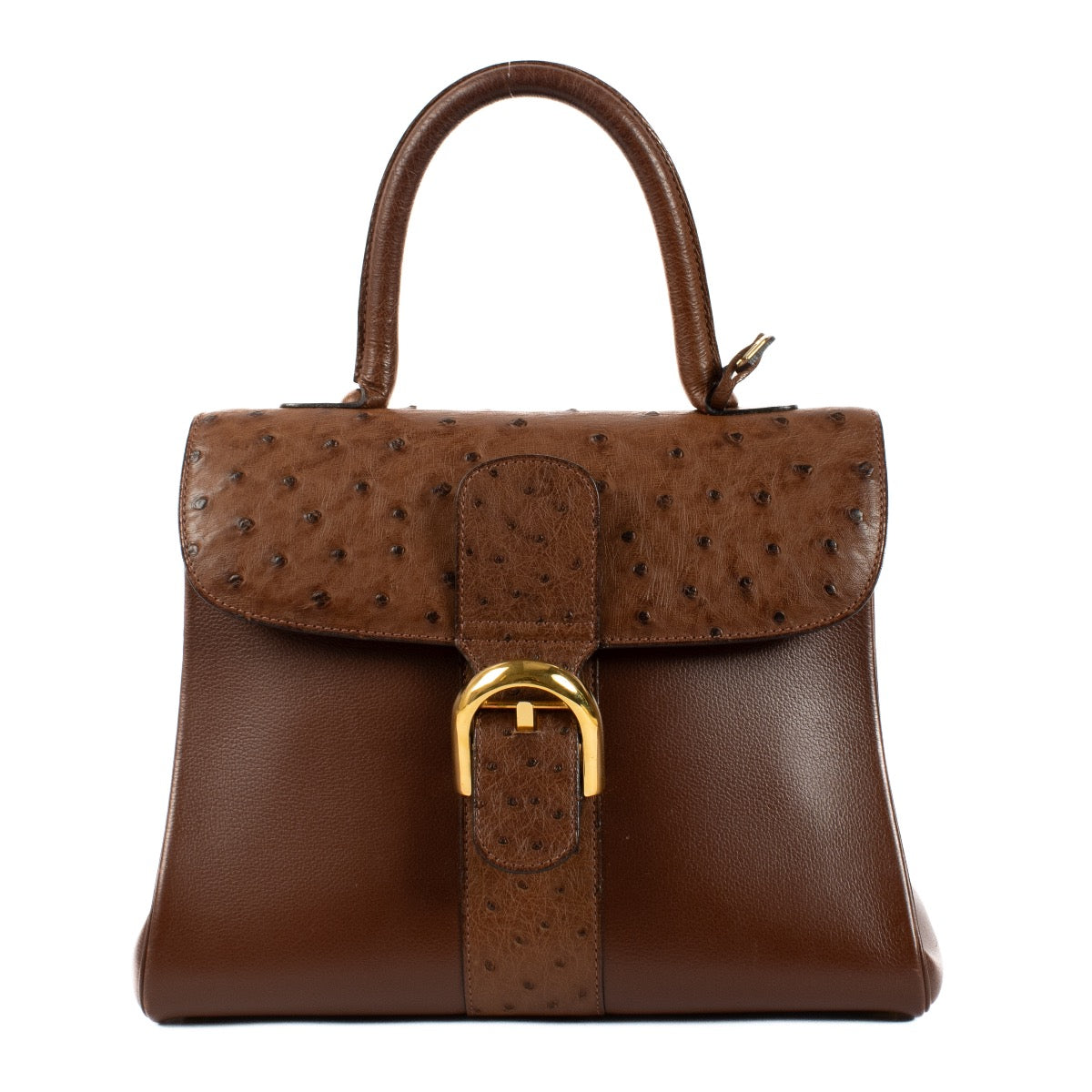 shop 100% authentic second hand Delvaux Tabac Ostrich/Jumping Brillant MM on Labellov.com