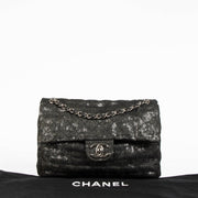Shop this authentic Chanel Black Sequin Mesh Large Flap Bag pre-loved on Labellov.com