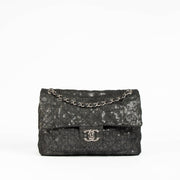 Shop this authentic Chanel Black Sequin Mesh Large Flap Bag pre-loved on Labellov.com
