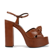 shop 100% authentic second hand Saint Laurent Brown Bianca 85 Sandals - Size 38 on Labellov.com