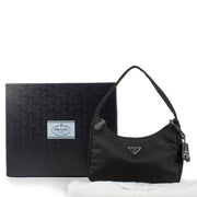 shop 100% authentic second hand Prada Black Nylon Re-Edition 2000 Bag on Labellov.com