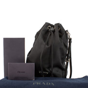 shop 100% authentic second hand Prada Black Nylon Bucket Bag on Labellov.com