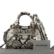 Shop 100% authentic secondhand Balenciaga Python Embossed Neo Classic Mini Top Handle on Labellov.com