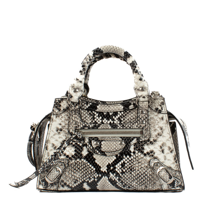 Shop 100% authentic secondhand Balenciaga Python Embossed Neo Classic Mini Top Handle on Labellov.com