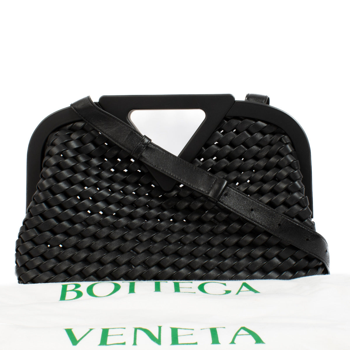 Bottega Veneta Zwarte Medium Point Tas