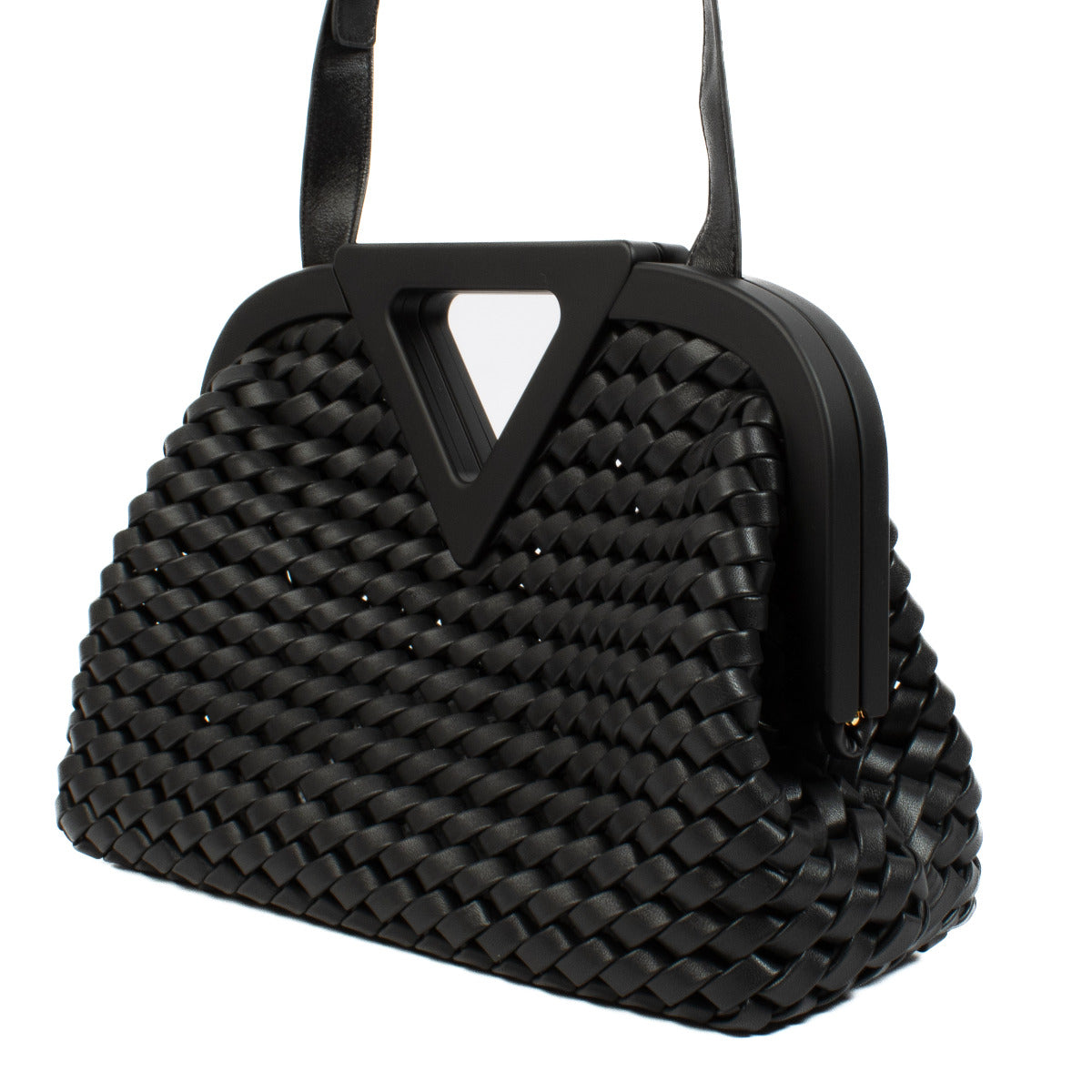 Bottega Veneta Zwarte Medium Point Tas