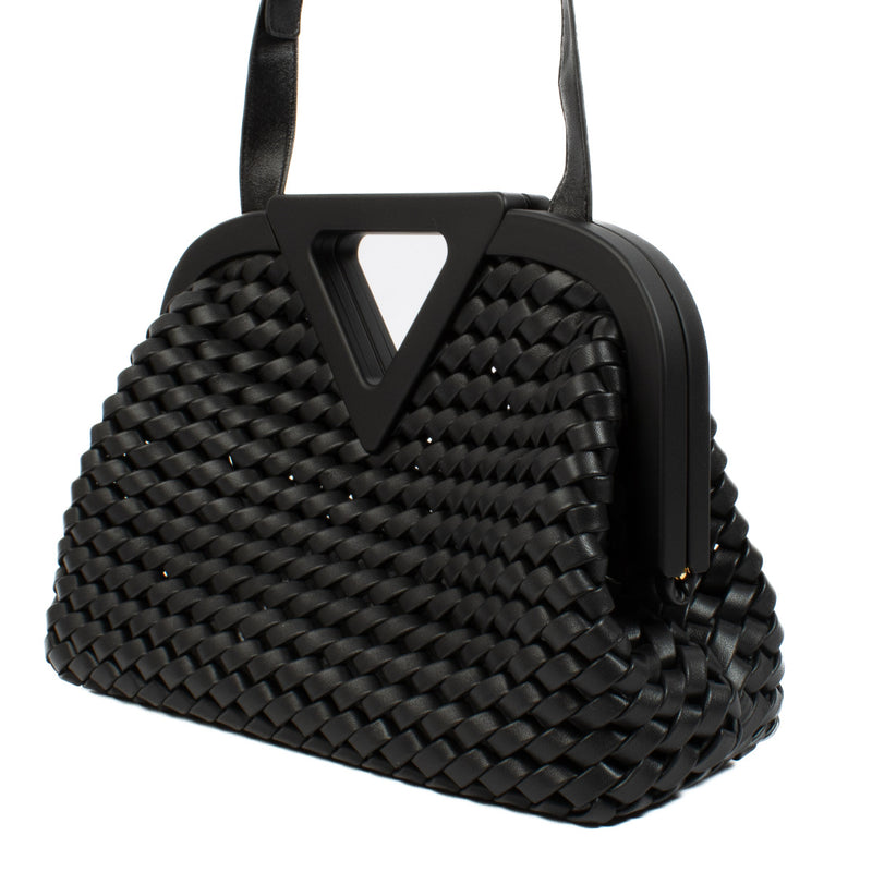 Bottega Veneta Black Medium Point Bag