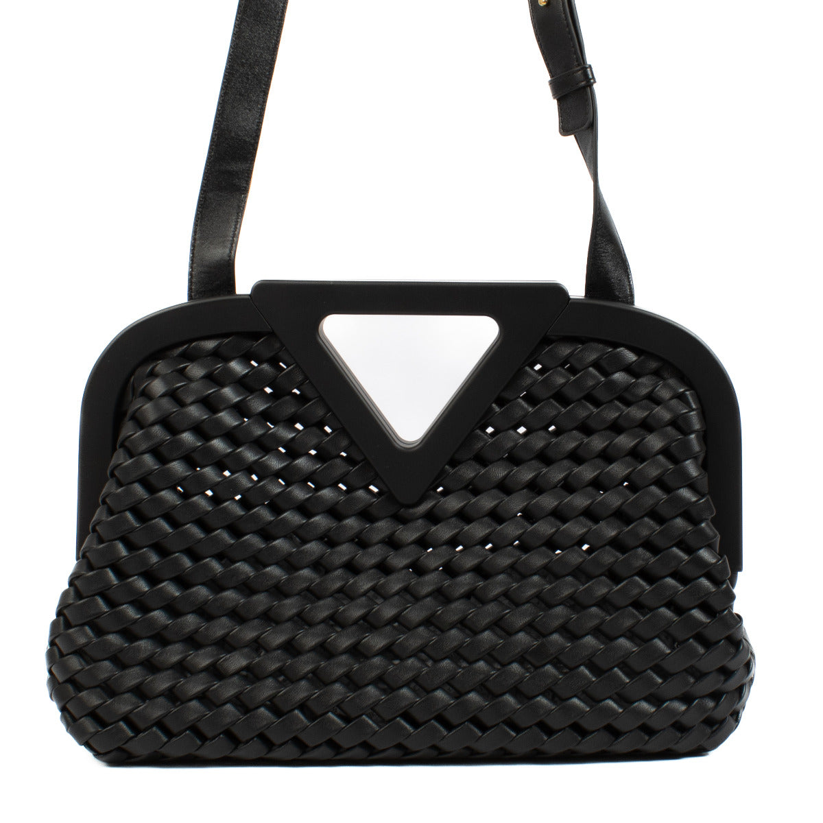 Bottega Veneta Zwarte Medium Point Tas