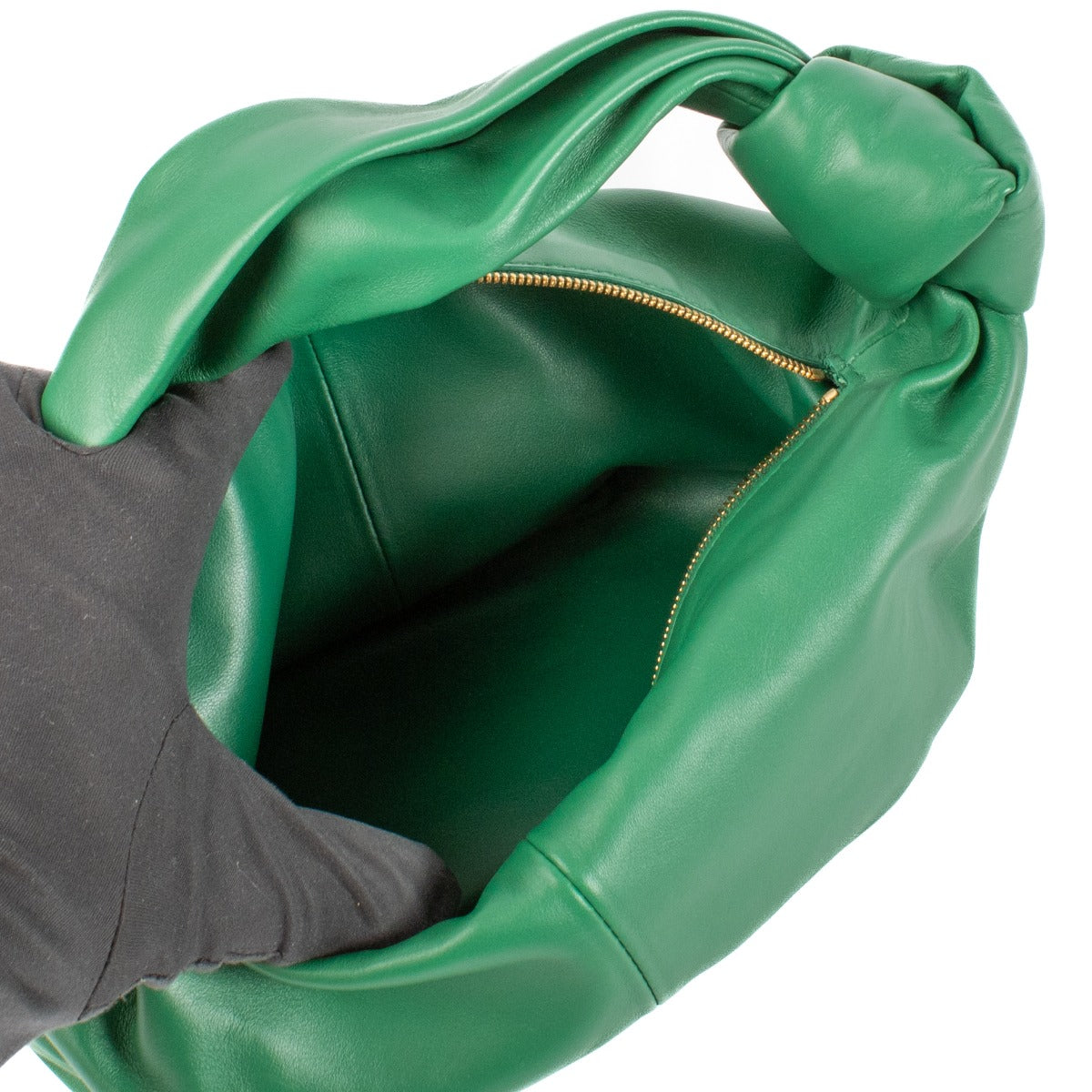 Shop 100% authentic secondhand Bottega Veneta Green Double Knot Bag on Labellov.com