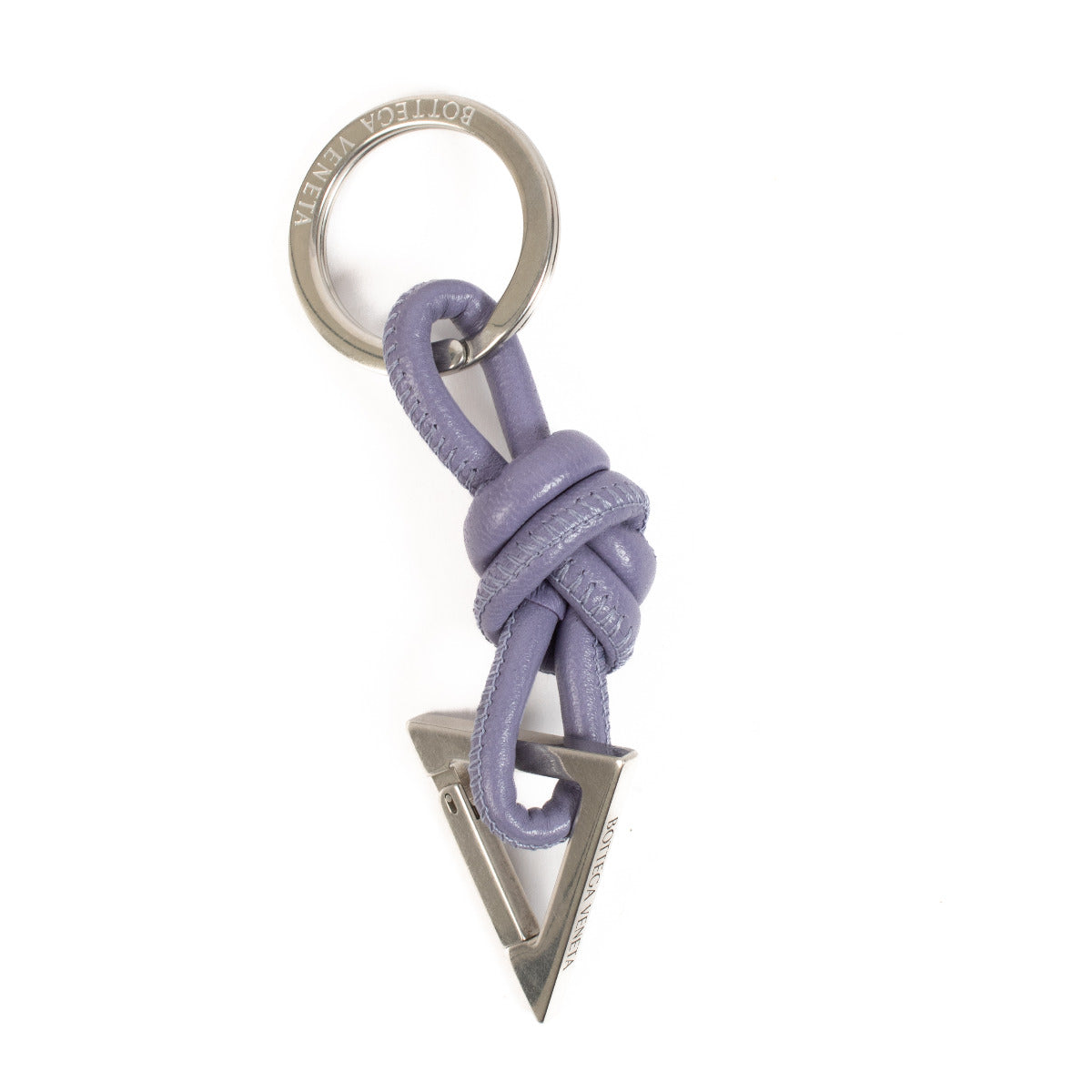 Bottega Veneta Lavender Leather Keychain Charm